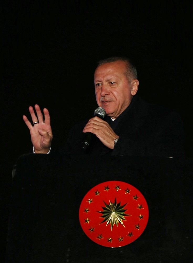 Cumhurbaşkanı Erdoğan Sarıyer Mitinginde Vatandaşlara Seslendi