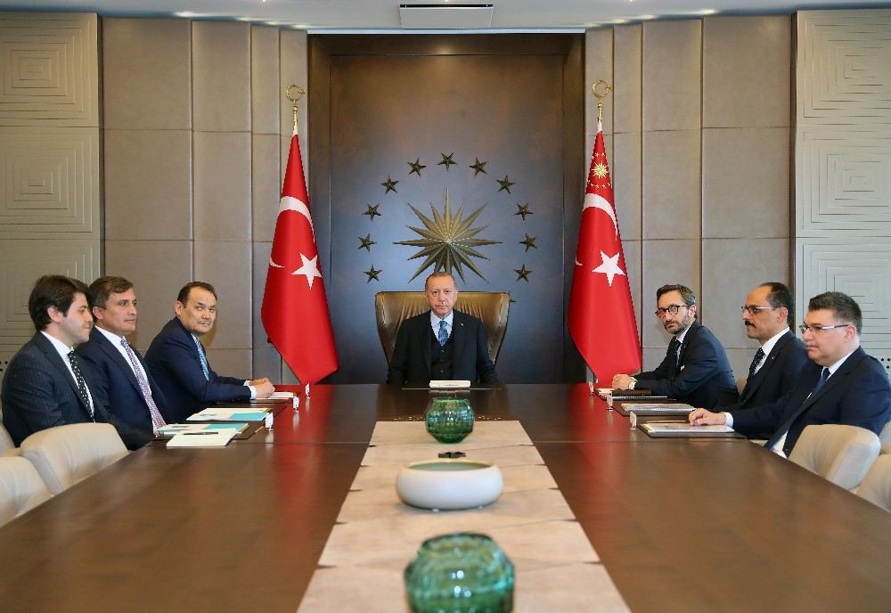 Cumhurbaşkanı Erdoğan, Türk Konseyi Genel Sekreteri Amreyevi Kabul Etti