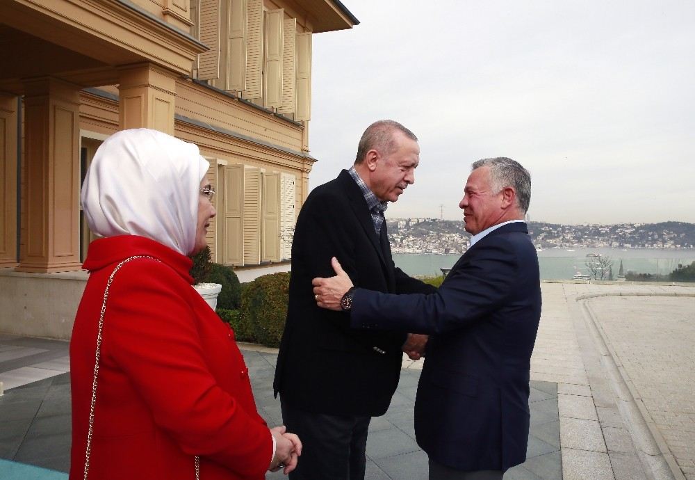 Cumhurbaşkanı Erdoğan, Ürdün Kralı Abdullah İle Bir Araya Geldi