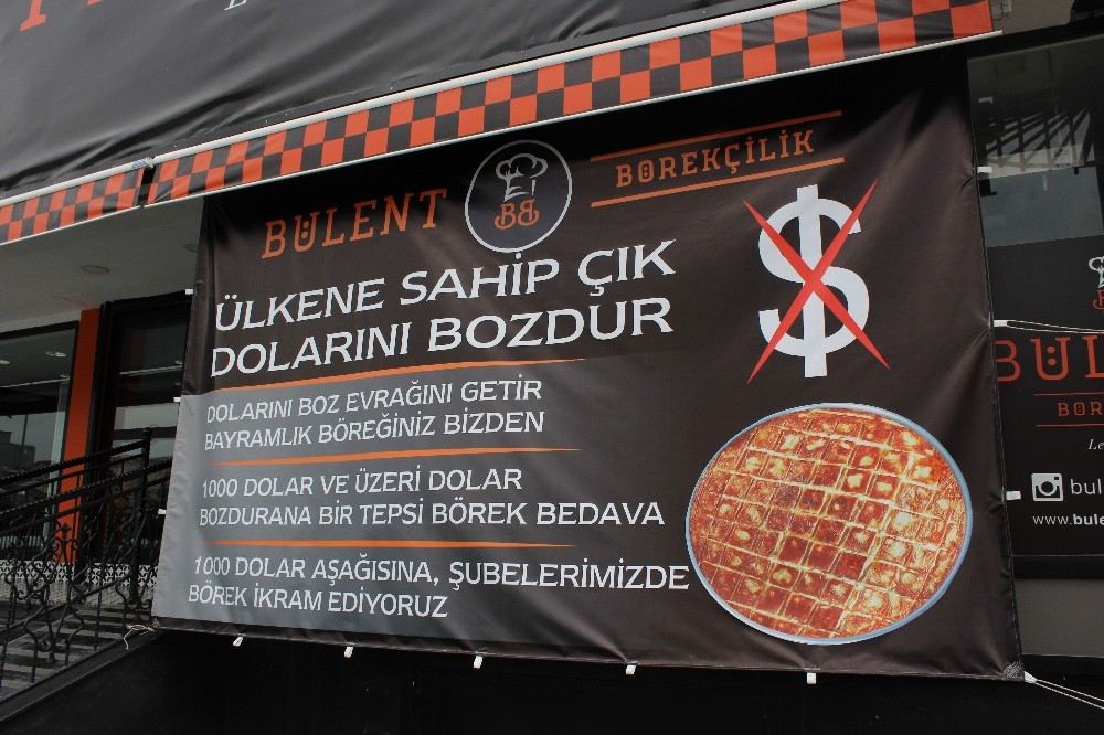 Dolar Bozdurana Bayram İçin Tepsi Tepsi Börek