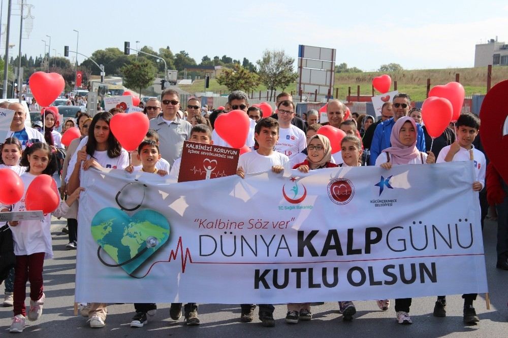 Dünya Kalp Gününde Sağlık İçin Yürüdüler