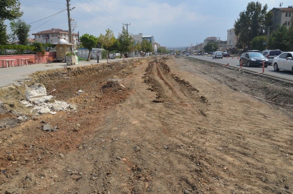 Edirne Caddesinde Çalışmalar Sona Yaklaşıyor