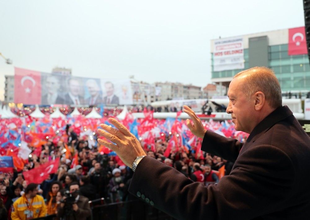 Erdoğan: ?Birileri Seçimlerde Farklı Sonuçlar Çıksın Türkiye Tökezlesin Diye Ellerini Ovuşturuyor?