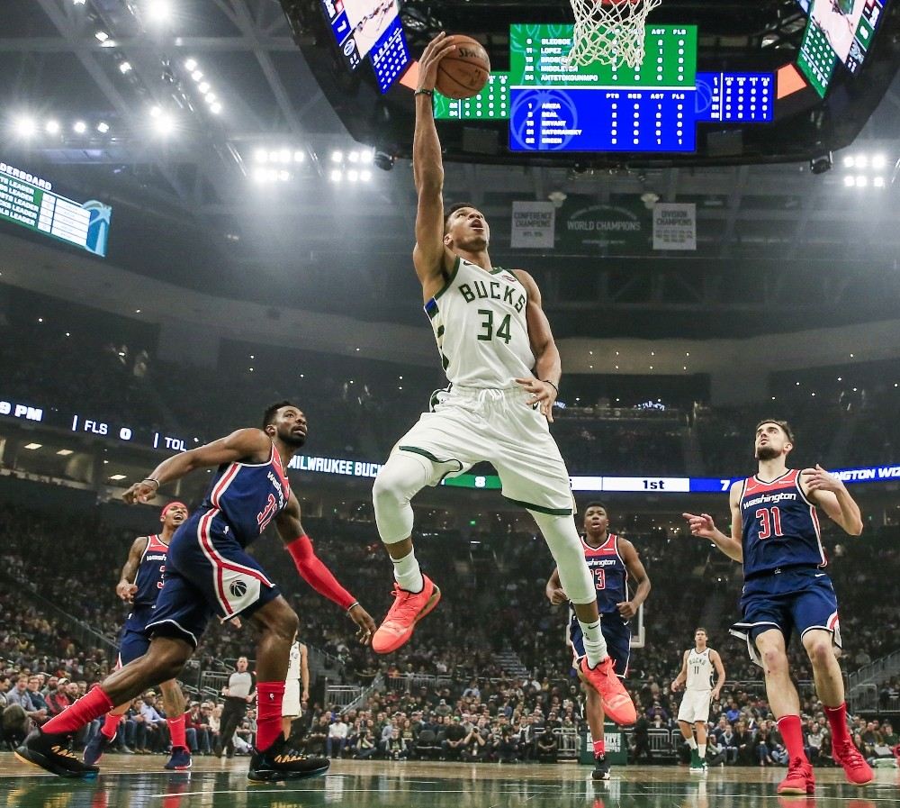 Ersanlı Milwaukee, Washingtonı Antetokounmpo İle Geçti