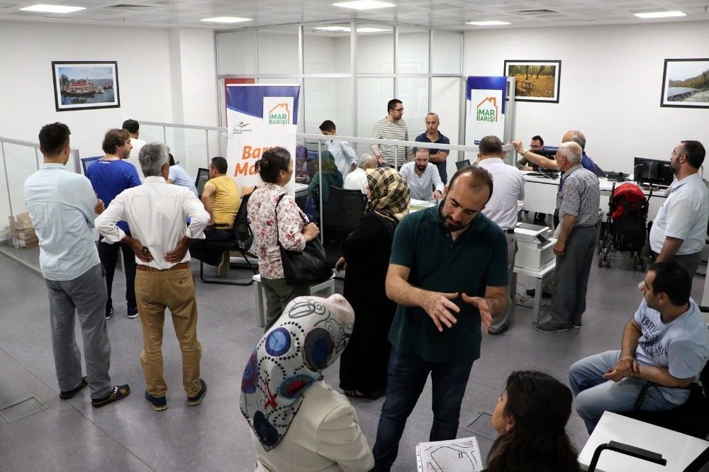 Eyüpsultanda İmar Barışı Bürosunda Yoğunluk