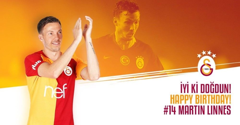 Galatasaray, Martin Linnesin Doğum Günü Kutladı