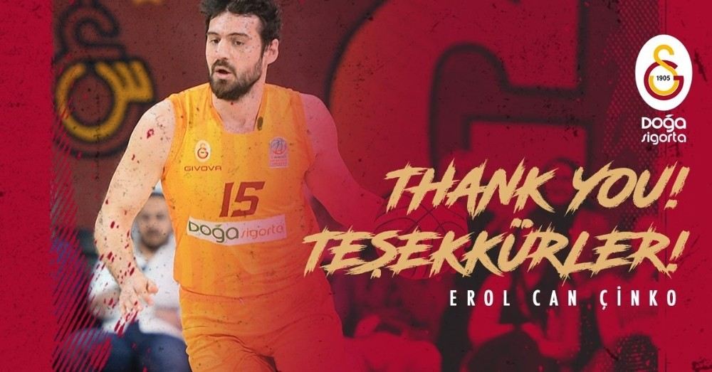 Galatasaraydan Erol Can Çinkoya Teşekkür