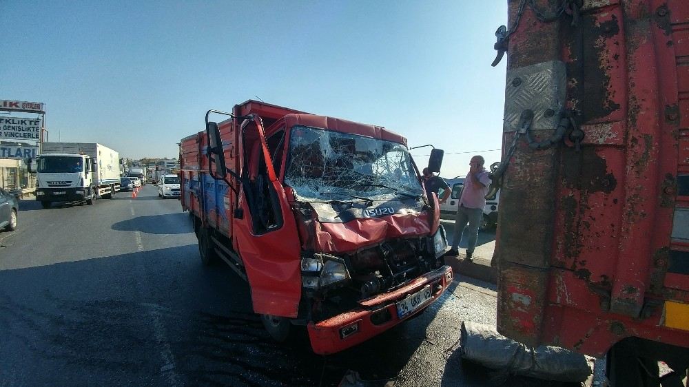 Hadımköyde Trafik Kazası:1 Yaralı