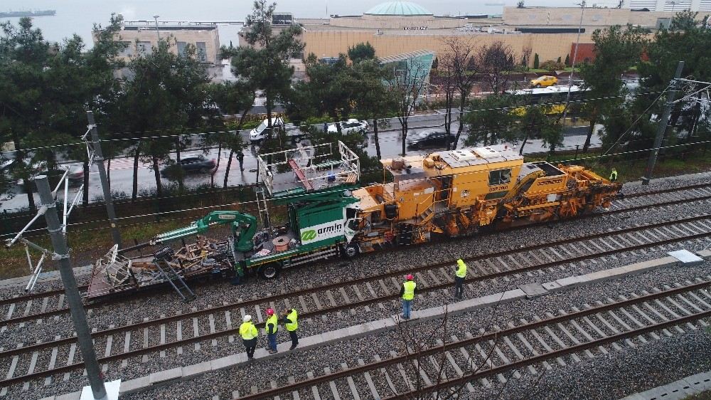 Halkalı-Sirkeci Banliyö Hattındaki Kaza Meydana Geldi, Alan Havadan Görüntülendi