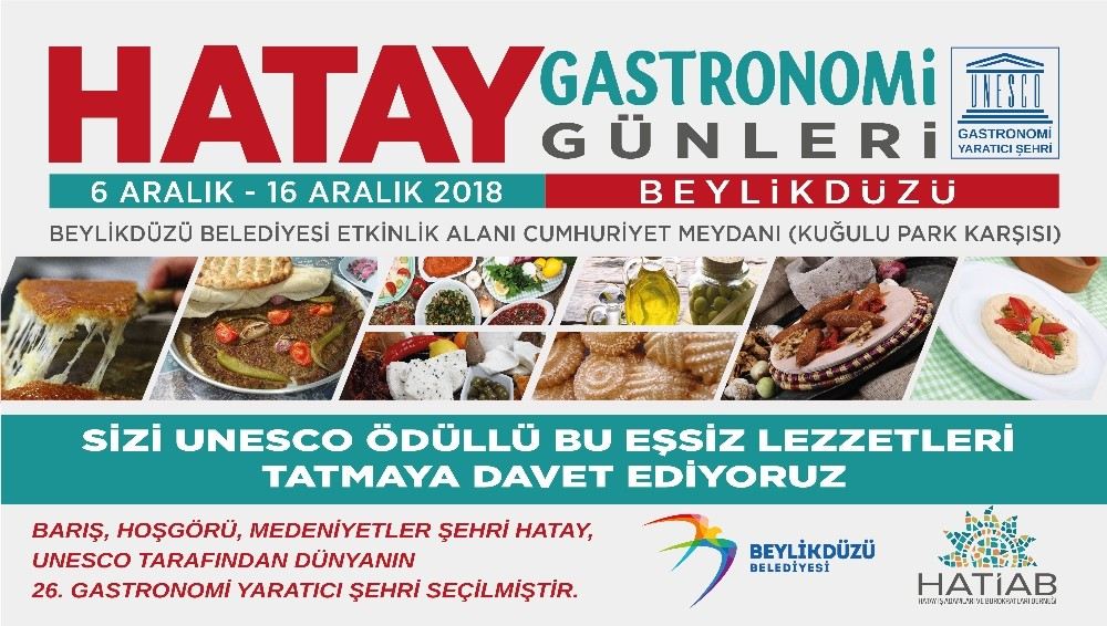 Hatay Gastronomi Günleri Başlıyor