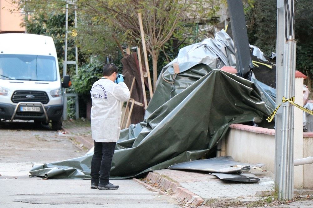 Helikopter Enkazında İnceleme Çalışmaları Yeniden Başladı