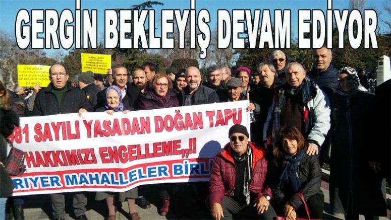 İBB Önünde Gergin Bekleyiş
