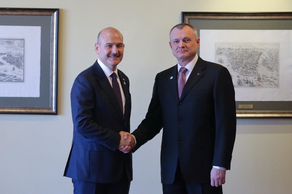 İçişleri Bakanı Soylu, Belaruslu Mevkidaşıyla Görüştü