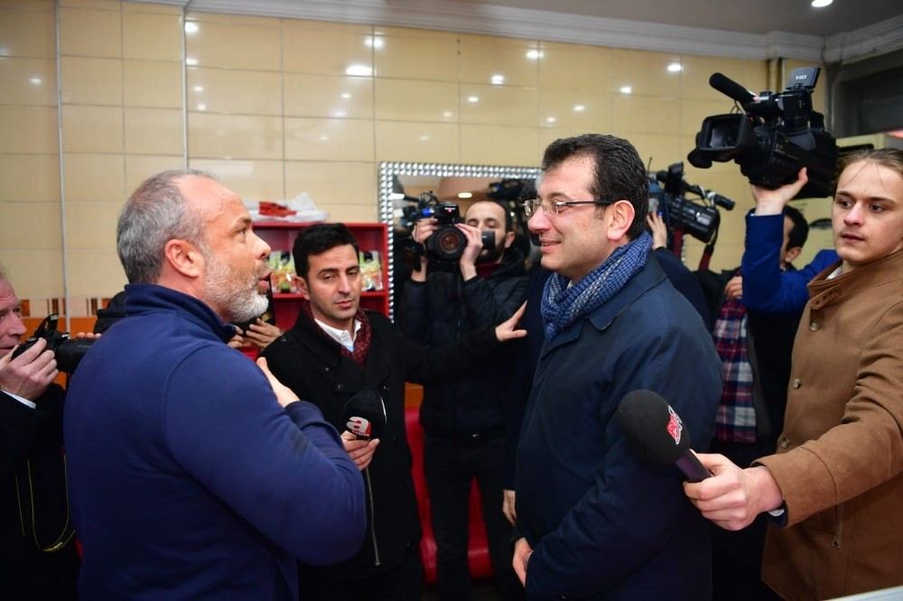İmamoğlu, Bayrampaşada Esnaf Ve Vatandaşları Ziyaret Etti