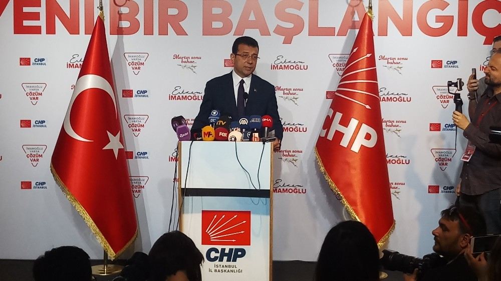 İmamoğlu: Mazbatamızı Talep Ediyoruz, Yskyı Göreve Davet Ediyorum