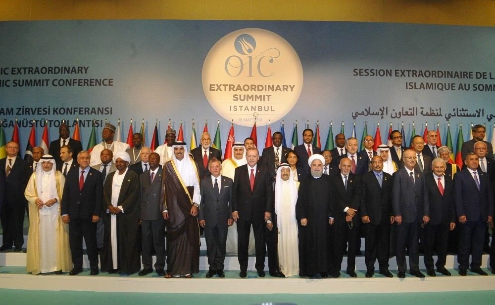İslam İşbirliği Teşkilatı İslam Zirvesi Konferansında Liderler Aile Fotoğrafı Çektirdi
