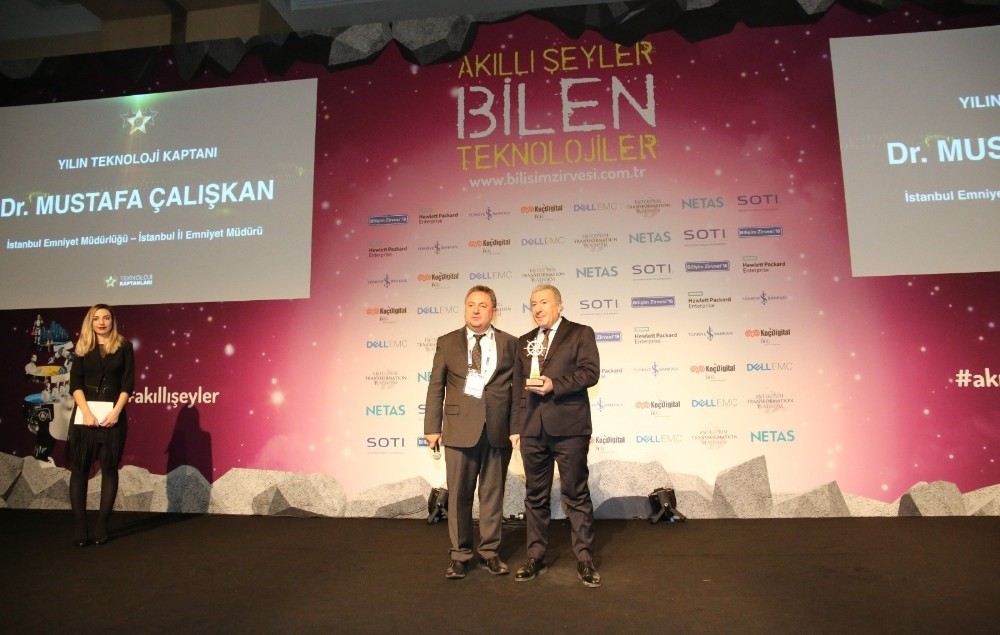 İstanbul Emniyet Müdürü Çalışkana ?Yılın Teknoloji Kaptanı Ödülü