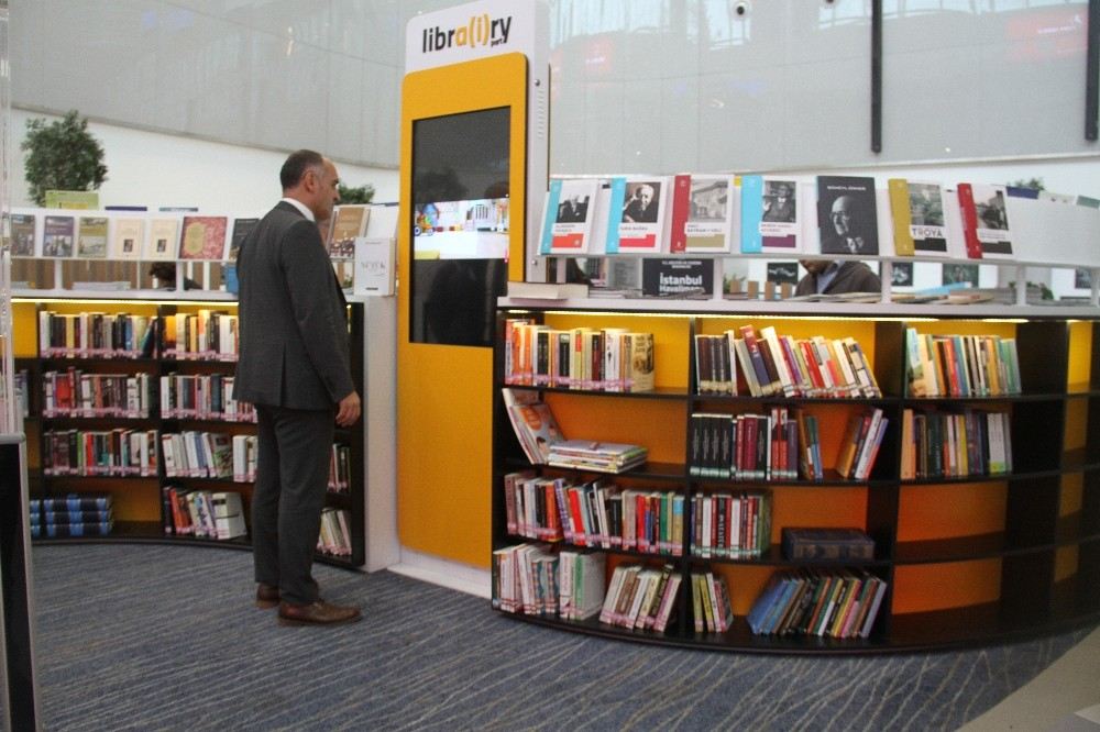 İstanbul Havalimanında Dünyada İlk Kez Uygulanan Kütüphane Projesi