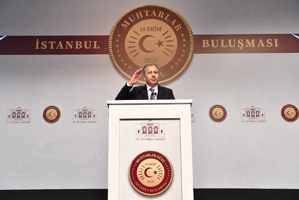 İstanbul Valisi Ali Yerlikaya Muhtarlarla Buluştu