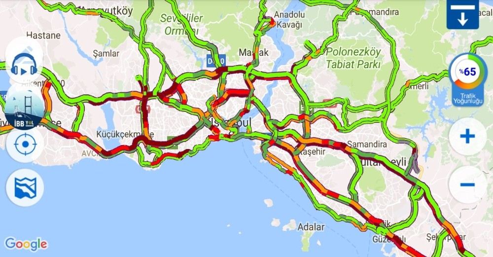 İstanbulda Bayram Trafiği Başladı