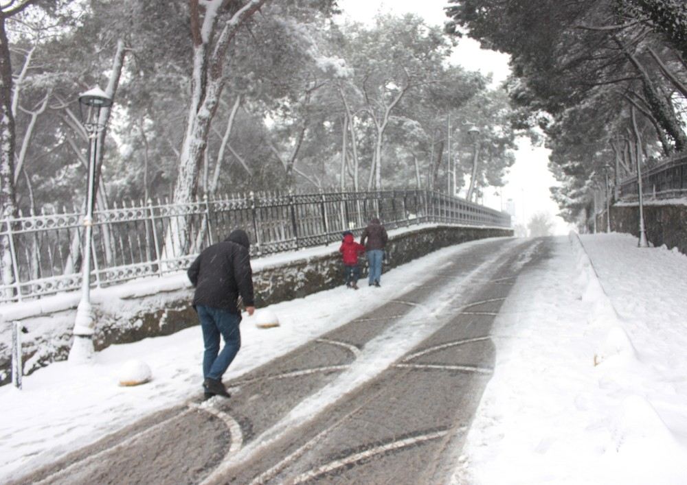 İstanbulda Kar Manzaraları