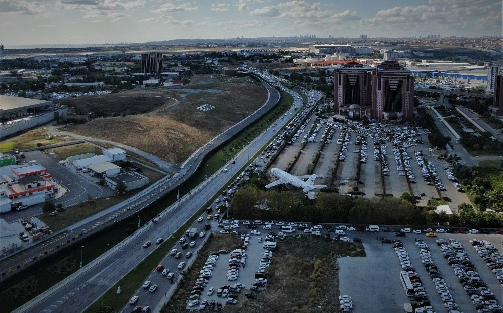 İstanbulda Teknofest Yoğunluğu Havadan Görüntülendi