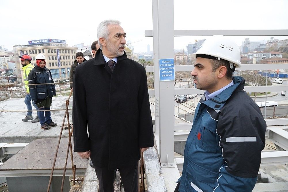 Kağithanede Metro Çalışmaları Tamamlanmak Üzere