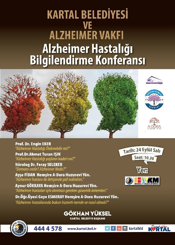 Kartal Belediyesinden Alzheimer Hastalığı Bilgilendirme Konferansı