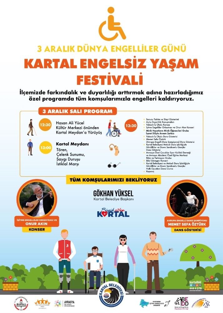 Kartal Belediyesinden Engelsiz Yaşam Festivali