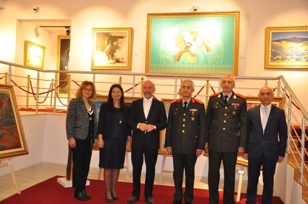 Kıbrıs Güvenlik Kuvvetleri Komutanı Tuğgeneral Alganten Sergi Ziyareti