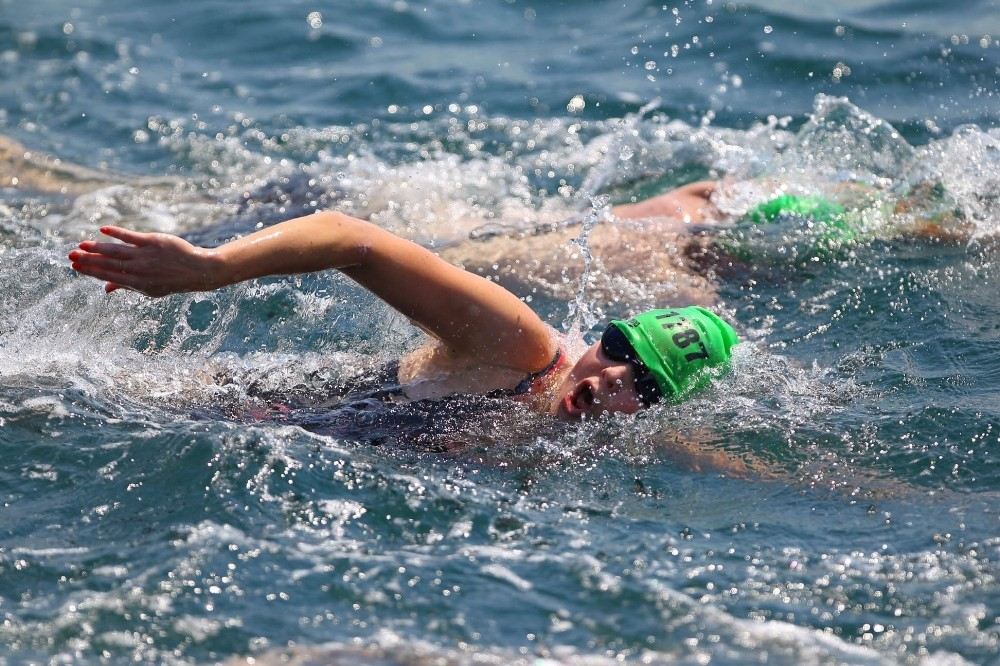 Kıtalararası Yüzme Yarışı Heyecanı Trabzonda