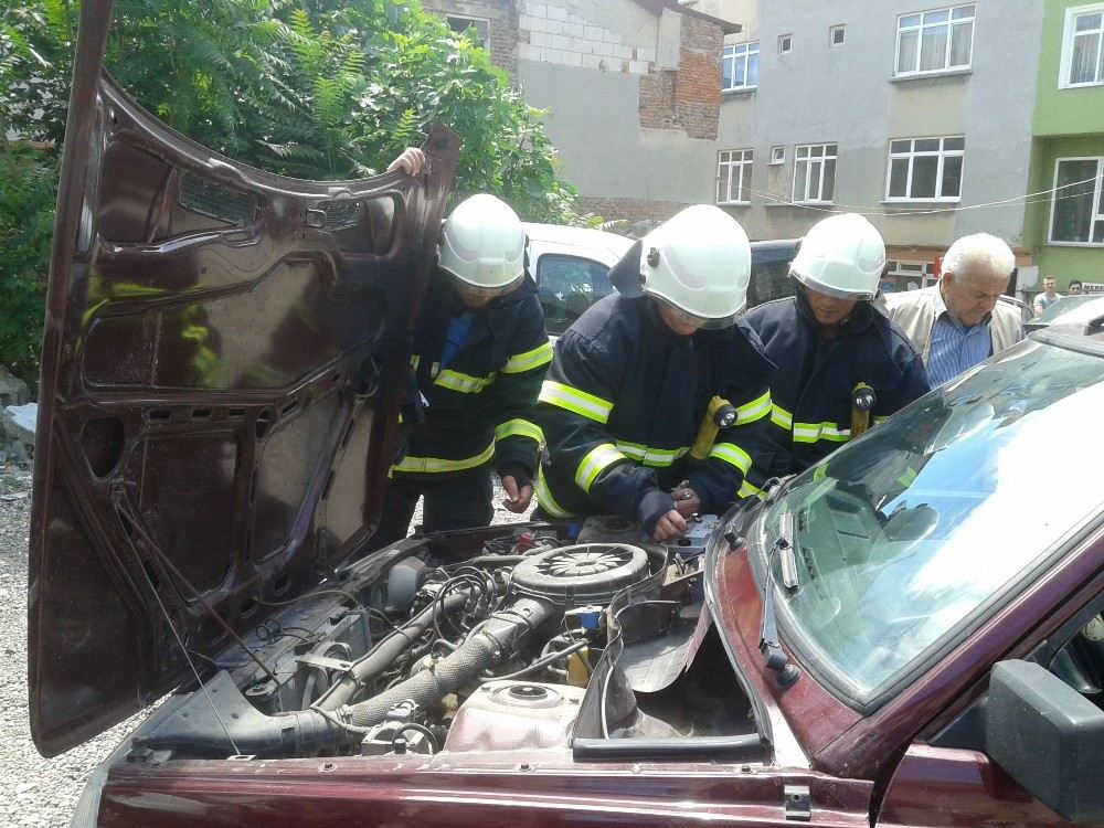 Lpgli Araçta Korkutan Patlama