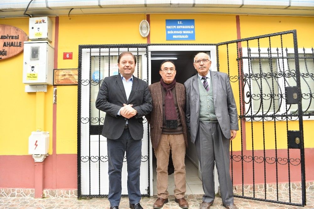 Maltepe Belediye Başkanı Ali Kılıçtan 27 Yıllık Muhtara Ziyaret