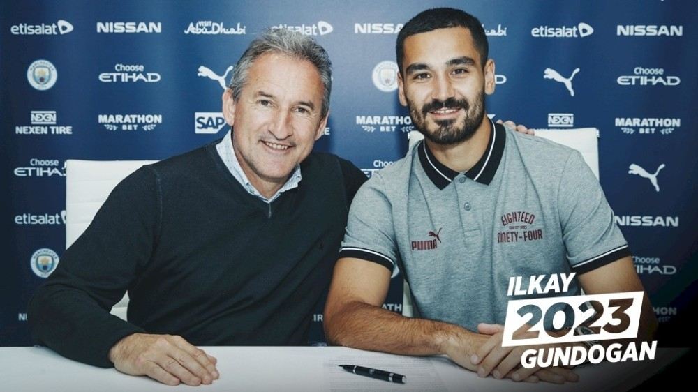 Manchester City, İlkay Gündoğanın Sözleşmesini 4 Yıl Uzattı