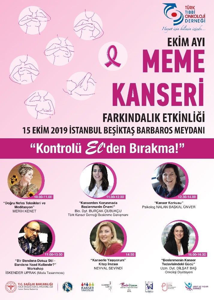 Meme Kanseri Farkındalığı İçin ?Kontrolü Elden Bırakma Diyecekler