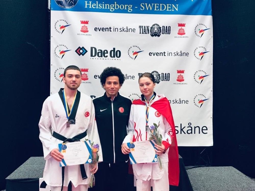 Millilerden Avrupa Ümitler Taekwondo Şampiyonasında 2 Madalya