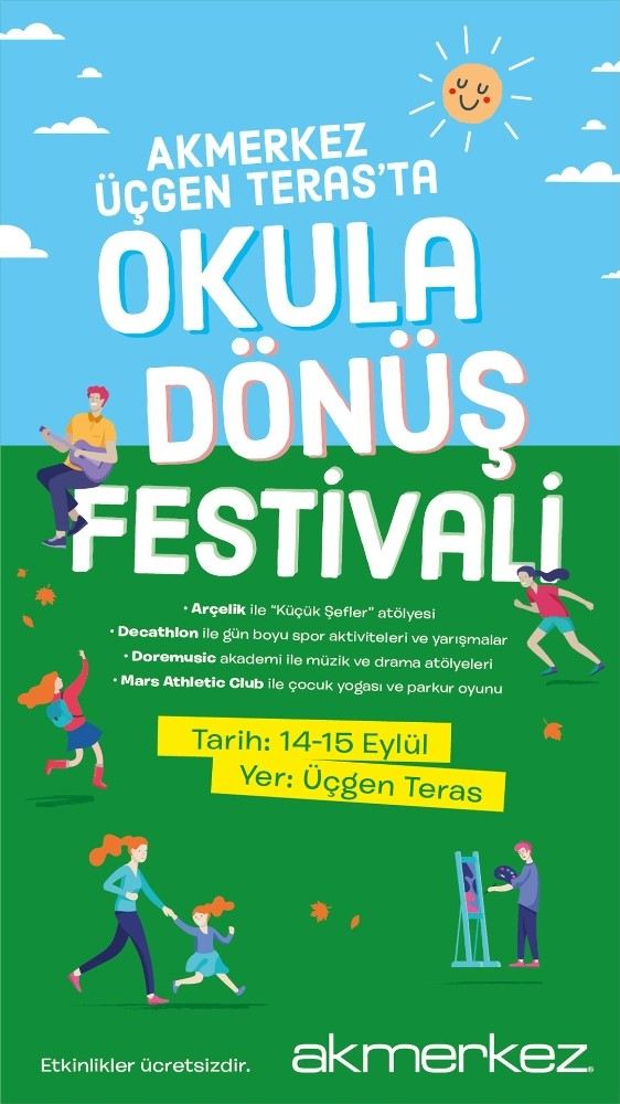 Miniklere Özel Okula Dönüş Festivali