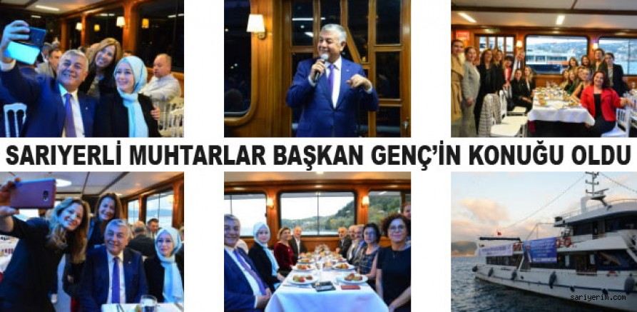 Muhtarlar Sevgi ve Barış Teknesinde Buluştu