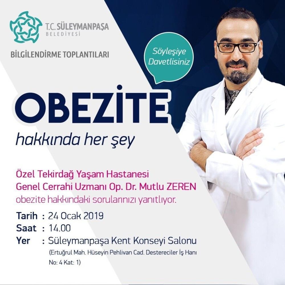 Obezite Hakkında Her Şey Bu Söyleşide Konuşulacak