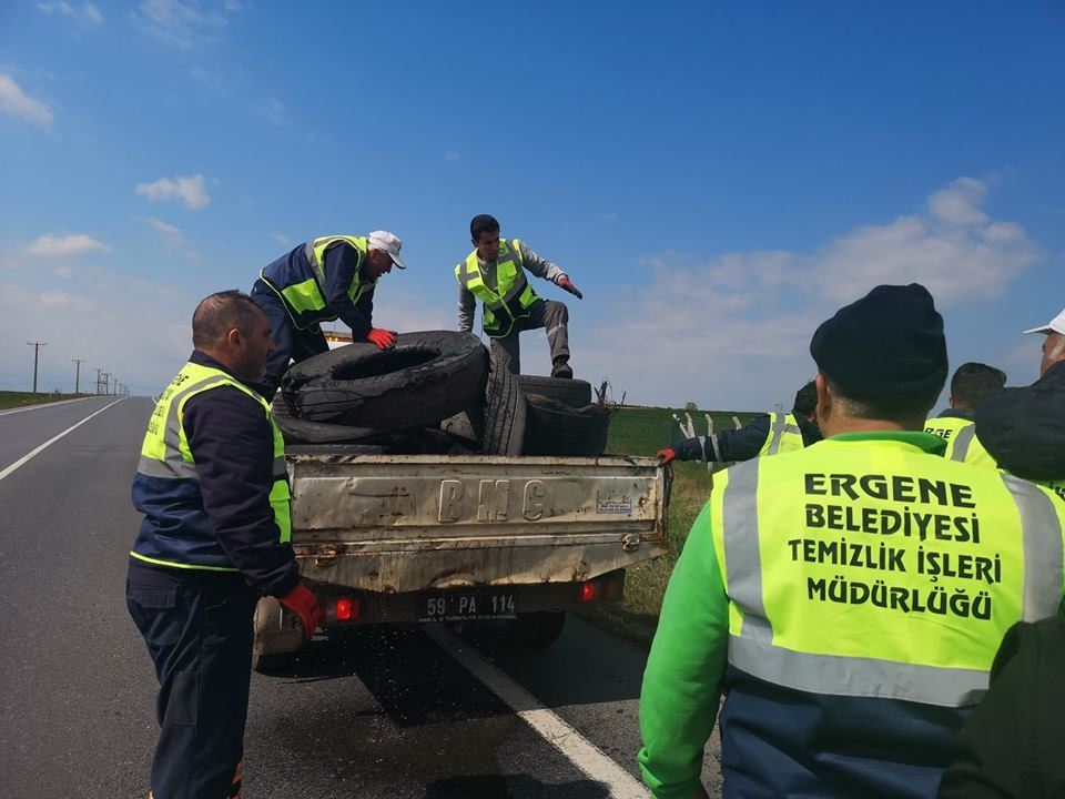 Ömrünü Tamamlamış Lastikler Geri Dönüşüme Kazandırılıyor