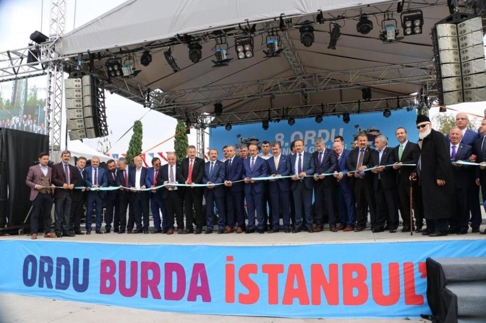 Ordu Günleri Tanıtım Fuarı Görkemli Bir Törenle Açıldı