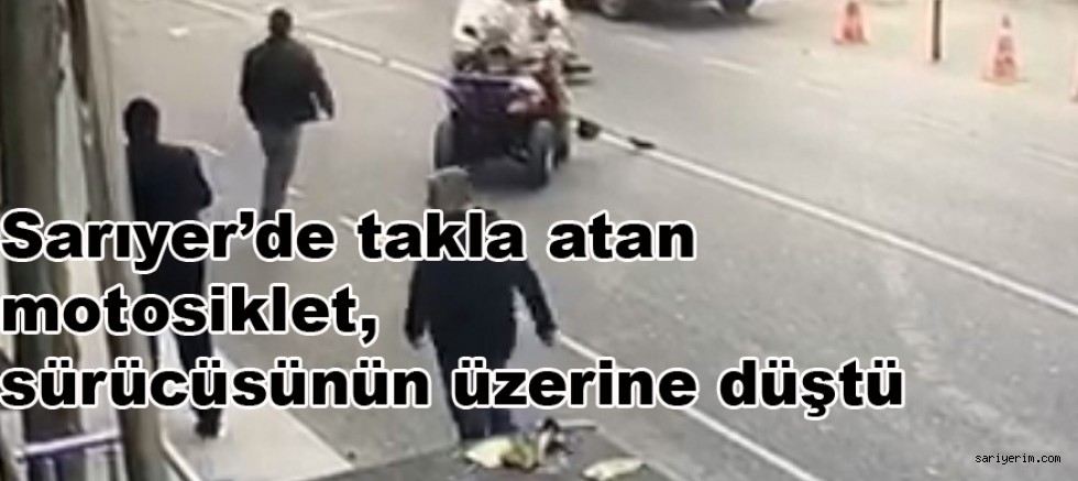 (Özel) ATV`ye çarpan motosiklet böyle takla attı