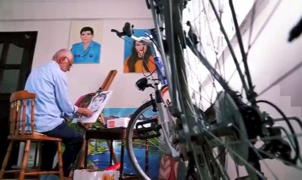 (Özel) Emekli Polisin Bisiklet Tutkusu