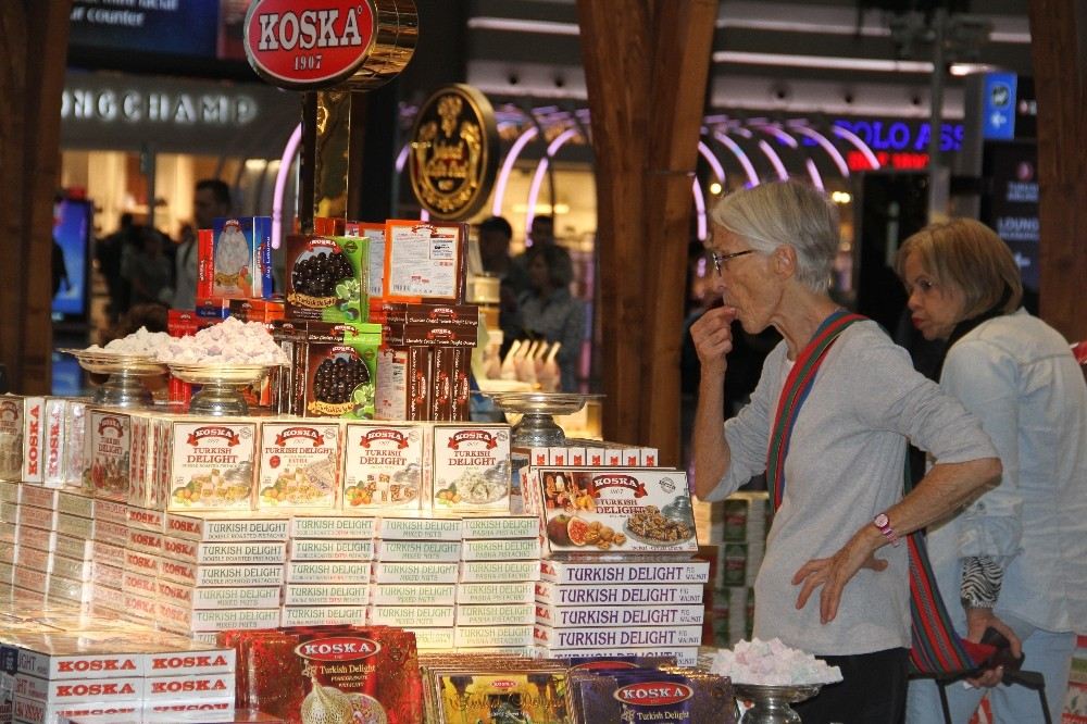 (Özel) İstanbul Havalimanında 7 Ayda 176 Ton Türk Lokumu Satıldı