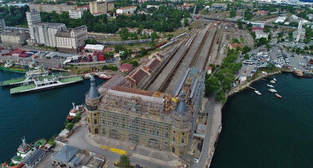 (Özel) Restorasyon Çalışmaları Devam Eden Haydarpaşa Garının İçi İlk Kez Görüntülendi