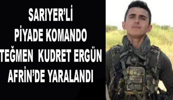 (Özel) Sarıyer`li Komando Teğmen Afrinde Yaralandı