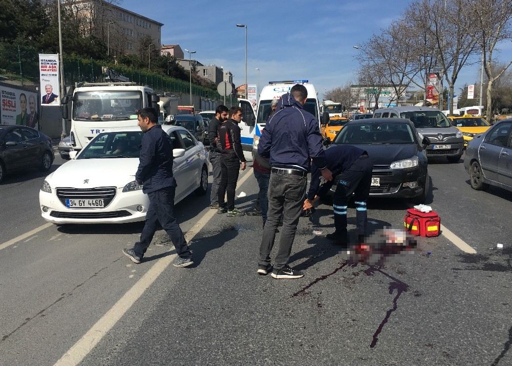 (Özel) Şişlide Motosiklet Üzerinde Başlayan Tartışma Kanlı Bitti