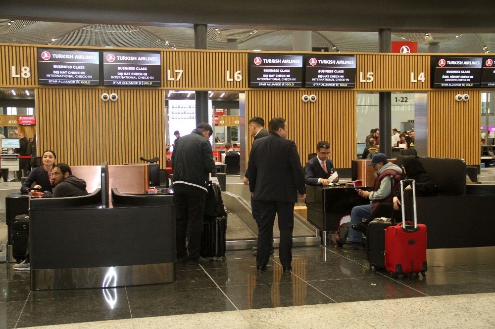 (Özel) Thyden İstanbul Havalimanında 5 Yıldızlı Otelleri Aratmayan Yolcu Salonu