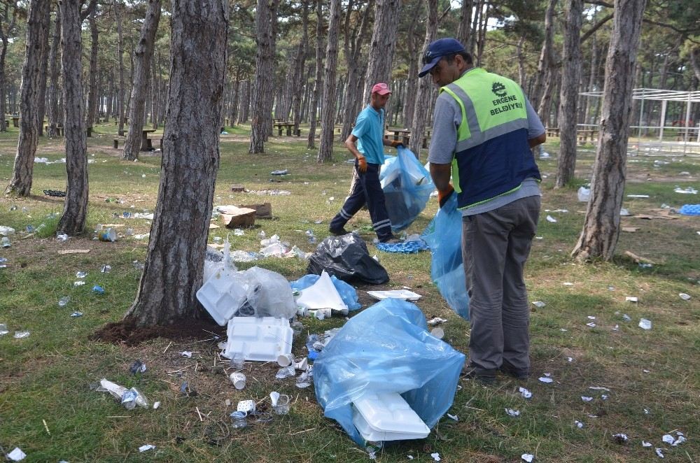Piknik Alanlarında Temizlik Çalışmaları