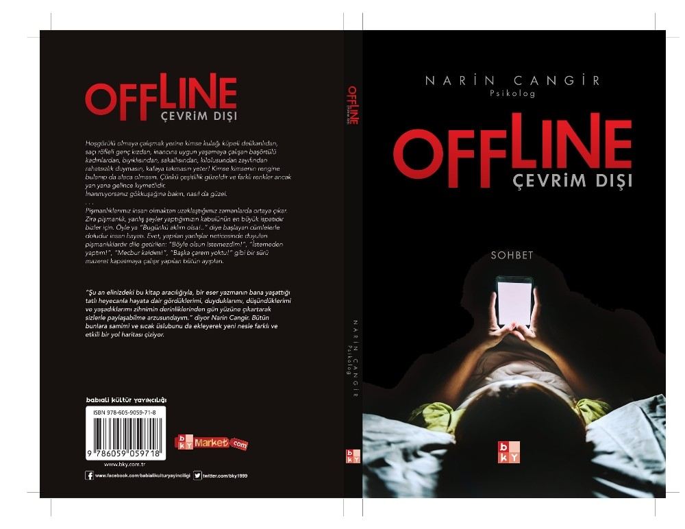 Psikolog Narin Cangirin Offline: Çevrim Dışı Adlı Kitabı Raflarda
